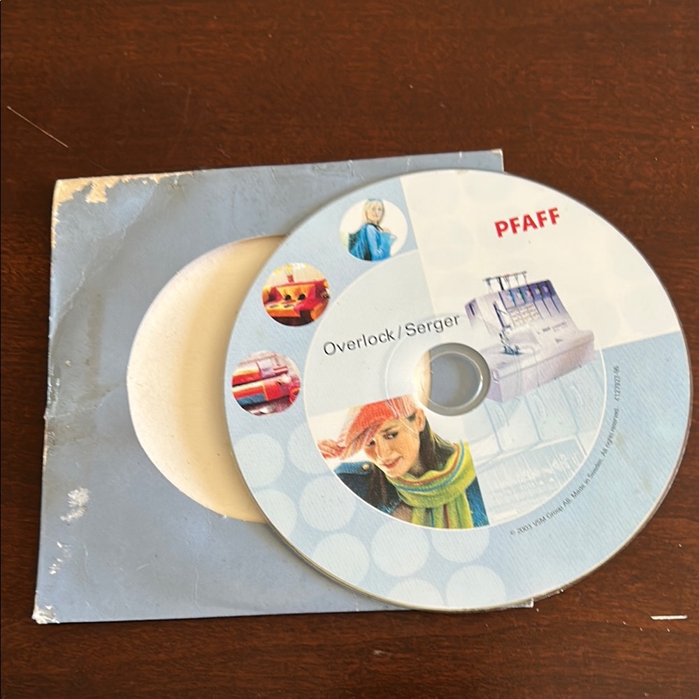 Pfaff Overlock Serger Instructional CD